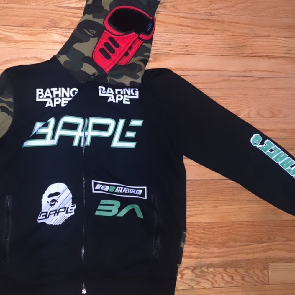 BAPE Bmx Mask Full Zip Hoodie